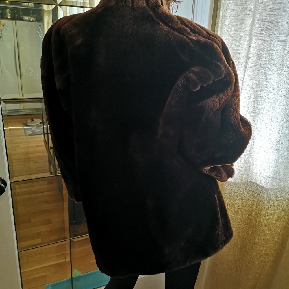 WINTER FUR COAT M/L - Picture 3 of 13